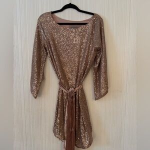 Anthropologie Sequin Mini Dress